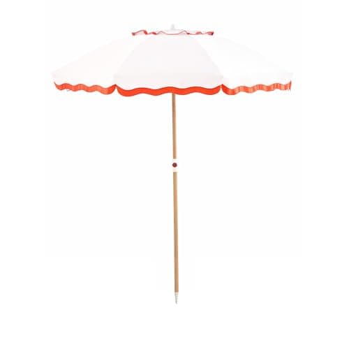 DEER LAND 6FT Patio Beach Umbrella for Outdoor, UPF 50+ Sun Shade for Patio, Backyard, Garden, Pool and Beach, Tilt Adjustable, Portable, Harbour Rosé Pink - Image 1