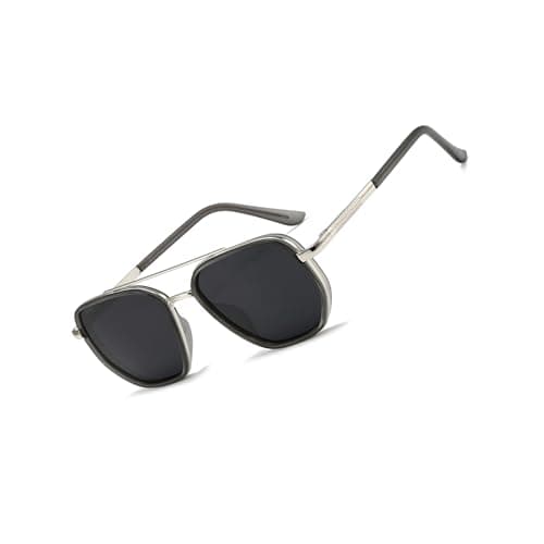 BOBUXLIIN Retro Trendy Womens Aviator Sunglasses Square Polarized UV Protection Sunglasses Women Tangle Free Vintage - Image 1