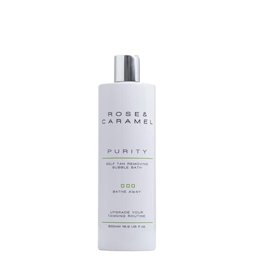 Rose & Caramel Purity Self Tan Removing Bubble Bath, Effective Self Tan Eraser, Removes Any Brand Of Fake Tan, 16.90 Fl Oz (500ml) - Image 1
