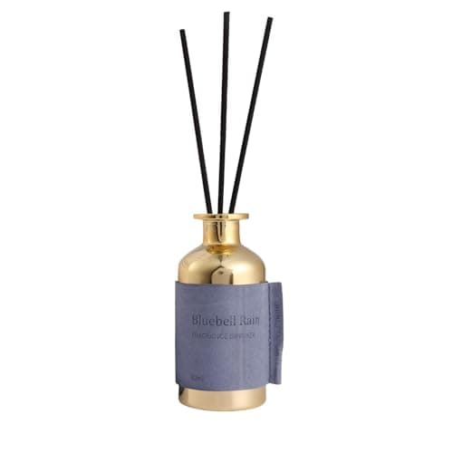 Reed Diffuser Set, Pretty Valley Home Diffuser 80Ml / 2.7 fl OZ Gift Box - Includes Reed Diffuser Sticks, Long Lasting Fragrance Oil and Glass Bottle for Office Living Room Decor (Bluebell Rain) - Thumbnail 4