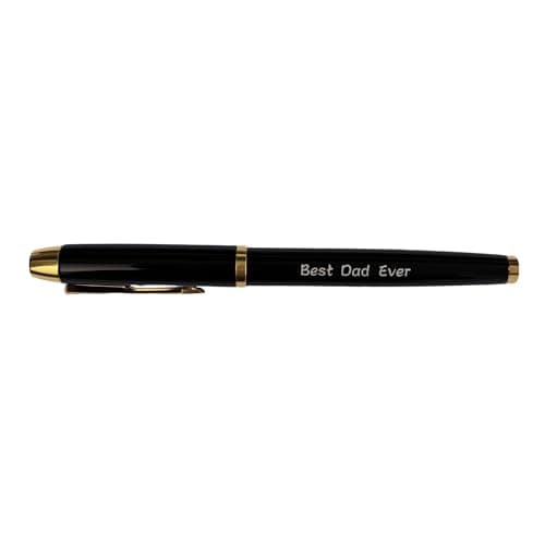 iyaone Fathers Day Gift, Best Dad Ever Engraved Gel Pen - Thumbnail 5