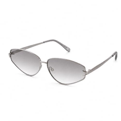 Trendy Y2K Geometric Cat Eye Sunglasses for Women, Metal Frame, UV400 Lens