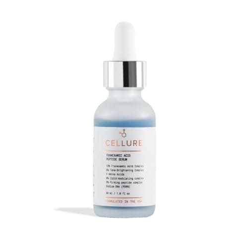 Cellure Tranexamic Acid Peptide Serum – Brightening & Discoloration-Correcting Face Serum with TXA, Peptides & Snow Mushroom, 1.0 fl oz (30 mL) - Image 1