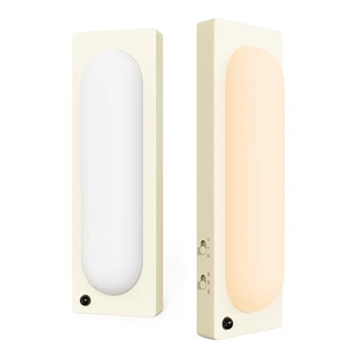 ICARER FAMILY Motion Sensor Night Light, Rechargeable LED Night Lights, Silicone Night Light for Kitchen, Closet, Bedroom, Stick-On Magnetic Indoor Lamp - Image 1