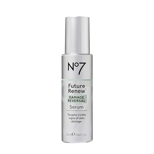 No7 Future Renew Damage Reversal Anti Aging Serum for Face - Face Serum for Women with Peptides to Support Skin Repair - Helps Reduce Fine Lines, Wrinkles, Dryness & Uneven Tone (0.84 Fl oz)