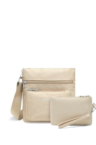 Goinsound Small Crossbody Bags for Women Water-Resistant Travel Wallet Purse Canvas Phone Purses with Card Holder - Image 1