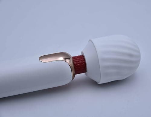 Asopal Electric Back Massager, Handheld Deep Massager Muscle Relaxation, Long Handle, Big, Cordless, Rechargeable with Multiple Speeds, White - Thumbnail 5