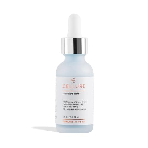 Cellure Volufiline Serum – Plumping & Firming Face Serum with 8% Volufiline, Snow Mushroom & PDRN for Fuller-Looking Skin, 1.0 fl oz (30 mL)