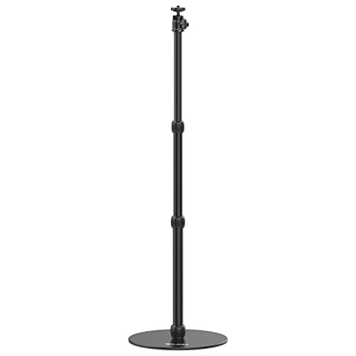 jusmo LS09 Aluminum Projector Floor Stand for Nebula/XGIMI/Other Video Projectors, Mevo Camera Stand, 16.5-34.6inch Adjustable, Compatible with Projector/Camera/Phone/GoPro/Webcam/Lights - Thumbnail 2