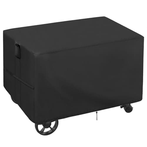 Jungda Outdoor Dining Cart Cover for Feasto 50 Inch Three-Shelf Movable Food Prep and Work Cart Table, Waterproof Outdoor Grill Cart Pizza Oven Table Cover - 50 X 23 X 29 Inch - Image 1