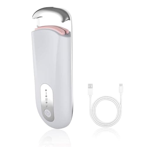 Hsenowi Heated Eyelash Curler for Natural Lashes 2-Level Adjustable Temperature Mini Electric Lash Curler Fast 3-Second Heat Up 24 Hours Long-Lasting Curl - Image 1