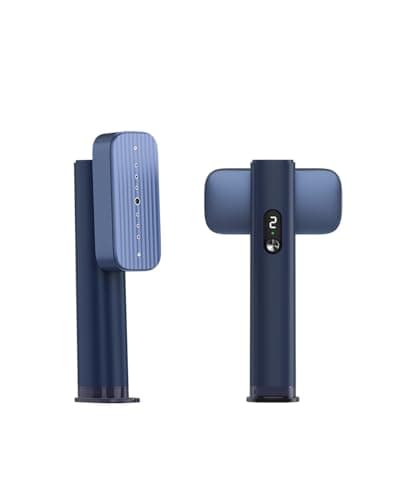 G5 Pro Smart Handheld Steamer for Clothes – Global Voltage Adaptation（100-240V）1200W Palm-Sized & Lightweight (1lb), Dual Steam Modes, Easy Wrinkle Remover, Auto Shut-Off for Travel & Home(BLUE) - Image 1