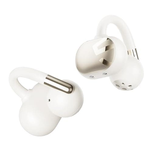 SoundPEATS Clip1 Ultra Comfort Open Ear Clip-On Earbuds, Featherlight for All-Day Wear with Glasses, 40H Playtime, Crystal Clear Calls, Fast Charging, IPX5, Bluetooth 5.4 for Office Home