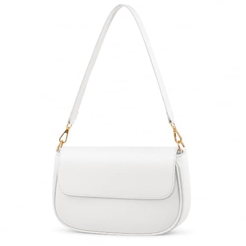Purse for Women with 2 Removable Straps, Tote Handbag Shoulder Bag, Magnetic Snap & Zipper Closure - Image 1