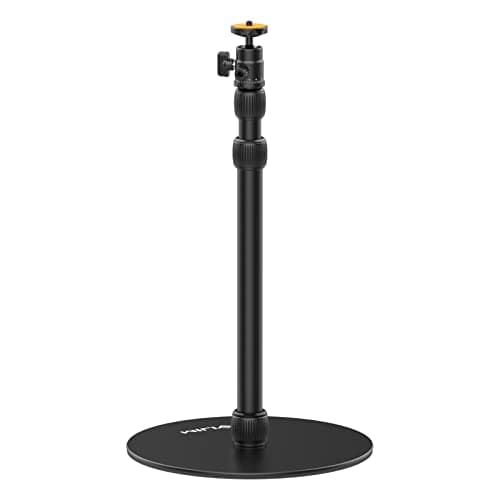 jusmo LS09 Aluminum Projector Floor Stand for Nebula/XGIMI/Other Video Projectors, Mevo Camera Stand, 16.5-34.6inch Adjustable, Compatible with Projector/Camera/Phone/GoPro/Webcam/Lights - Image 1