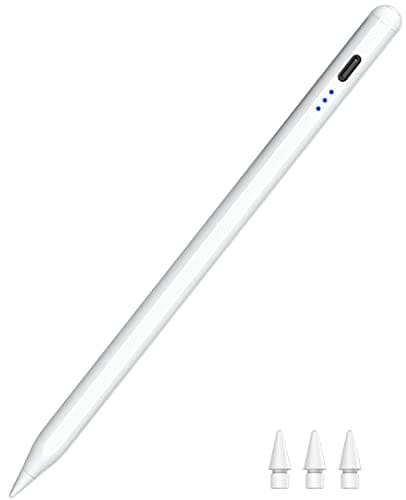 HATOKU Stylus Pen for iPad 2018-2025, 15 Mins Fast Charging Pencil (1st Generation) with Plam Rejection & Tilt Magnetic Digital Pens for iPad 6-9/10/11, Air 3/4/5/M2/M3, Mini 5/6/7, Pro 11/12.9/M4/M5 - Image 1