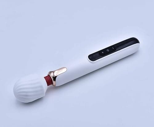 Asopal Electric Back Massager, Handheld Deep Massager Muscle Relaxation, Long Handle, Big, Cordless, Rechargeable with Multiple Speeds, White - Thumbnail 4