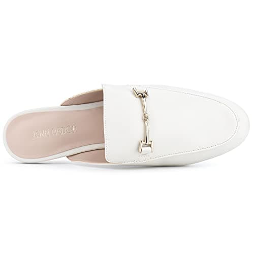 JENN ARDOR Mules for Women Flats Backless Loafers Shoes Slip On Slippers Pointed Toe Low Heel Work Slides Womens Mules Casual Shoes - Thumbnail 6