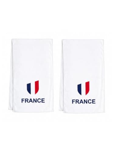 Cooling Towels for Neck and Face, 2-Pack Sports Cooling Towels for Hot Weather, World Cup 2026 France, Microfiber Cooling Towel Instant Cool Ultra Soft Lightweight for Baseball Soccer Gym Yoga Golf
