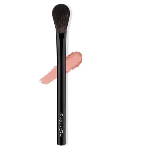 AINOCHI Flat Blush Brush - Squirrel & Saikoho Goat Hair Makeup Brush,1pc