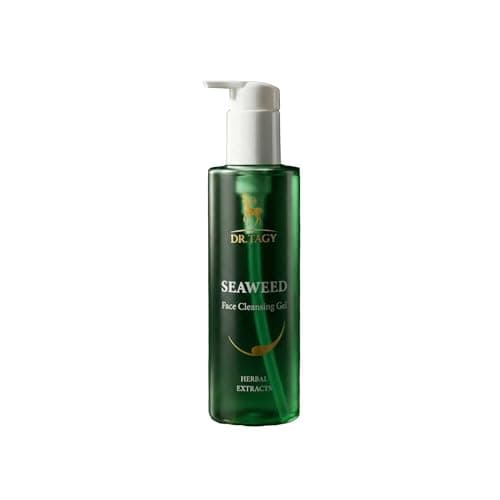DR.TAGY Seaweed Facial Cleanser – Hydrating & Purifying Face Wash with Hyaluronic Acid, Omega-3 & Ginseng – Deep Pore Cleansing & Skin Brightening – Sulfate-Free, Safe for Sensitive Skin (pack of 1)