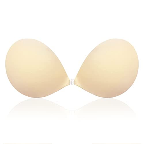 MITALOO Adhesive Bra Invisible Sticky Strapless Push up Backless Reusable Silicone Covering Nipple Bras - Image 1