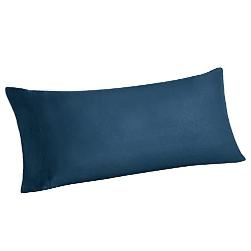 BEDELITE Body Pillow Cover, Navy Blue, 20x54 Inches, Rayon Made from Bamboo, Breathable & Silky Soft, Cooling Body Pillow Cover for Hot Sleepers, Night Sweats