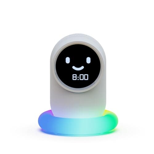 Luuzuu Alarm Clock, Ok to Wake Clock,Alarm Clock with LED Colorful, Sound Machine, Snooze, Sleep Sounds, Nap Time,Clock as Gift for Friends, Family,Younger - Image 1