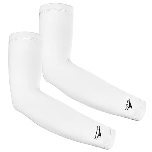 Achiou Cooling Ice Silk Arm Sleeves, Summer UV Sun Protection Compression Sleeves UPF 50+ for Women Volleyball Youth Sports - Image 1