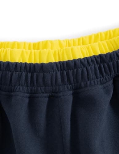 Aelfric Eden Stripes Baggy Barrel Sweatpants Elastic Double Waist Wide Leg Pants Women Men Casual Y2K Unisex Lounge Trouser Dark Blue L - Thumbnail 3