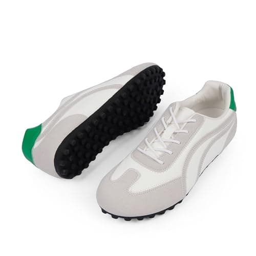 QIY Sneakers for Women Casual White Women's Fashion Sneakers Comfortable White Grey Walking Tennis Shoes Slip on Fall Cute Shoes 2026 Size 11 - Thumbnail 4