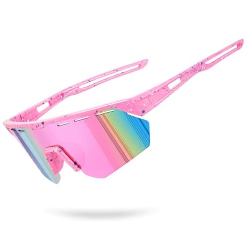 RSQQAV Youth Sports Sunglasses for Boys Girls Age 3-10, Lightweight Frame Kids Baseball Softball Cycling Sunglasses - Image 1