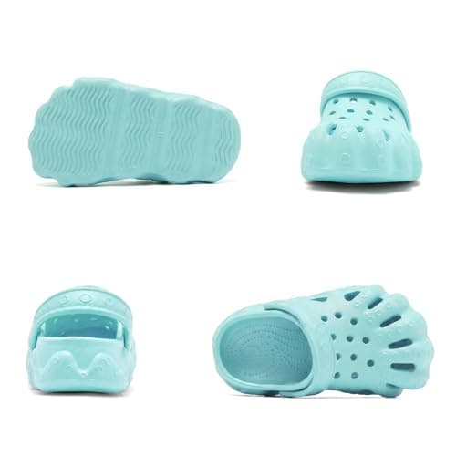AOVOG Toddler Girls Boys Clogs Cute Garden Shoes Slip On Shower Slide Sandals Beach Kids Water Shoes WaterBlue - Thumbnail 6