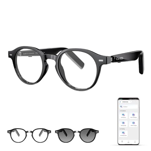 GetD 2026 AI Smart Glasses for Men Women, Translation Glasses with ChatGPT 145 Language, Photochromic Lenses, Bluetooth Glasses 11H Music Play /9H Call for Travel Daily Use - Image 1