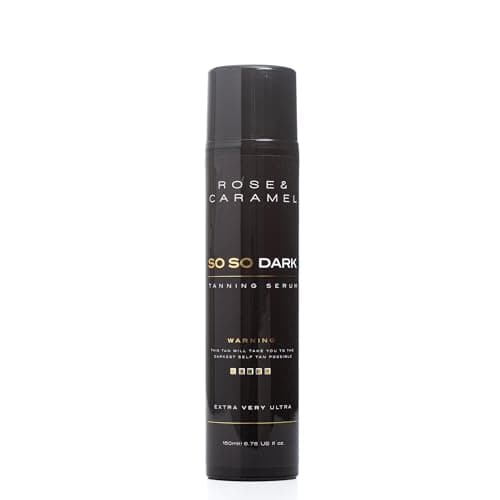 Rose & Caramel So So Dark Self Tanning Serum Ultra Dark Self Tanner 5.07 Fl Oz (150ml) - Image 1