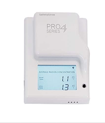 Safety Siren Pro4 Radon Detector, Continuous Radon Gas Monitoring with Audible & Visual Alarms | Short & Long-Term Radon Detection for Home, Basement, Garage and Office Use | Made in USA, Since 1993 - Thumbnail 4