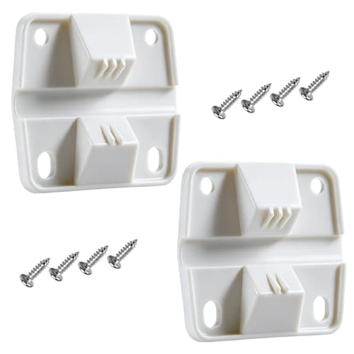 for Coleman Cooler Hinges Replacement, Ice Chest Hinges Threaded Compatible, Camping Coolers Accessories Cooler Parts Kit 2 Pack - Image 1