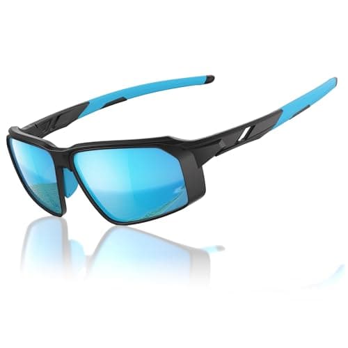 suoso Polarized Sports Sunglasses for Men: UV400 Protection Wrap Around Women Sun Glasses for Fishing Golf Running TR90 - Image 1