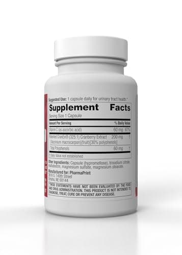 PharmaPrint CranEx - 30ct (325:1 Cranberry Extract) Superfruit Cranberry Dietary Supplement - Thumbnail 3