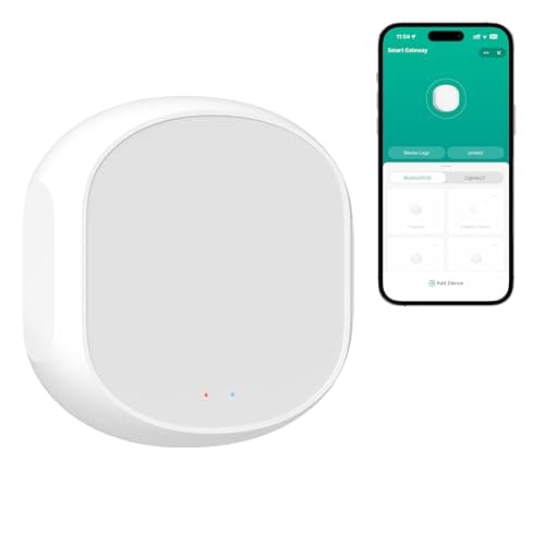 ORYZIC HomeHub Smart Gateway (Bluetooth + Zigbee) Smart Home Hub, Connects Compatible Devices, Enables Remote App Control, Voice Control & Automations