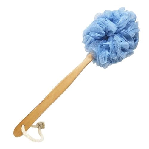RASDDER Back Scrubber for Shower & Body, Long Handle Bath Brush with Loofah Sponge, Exfoliating Shower Brush for Men and Women - Image 1