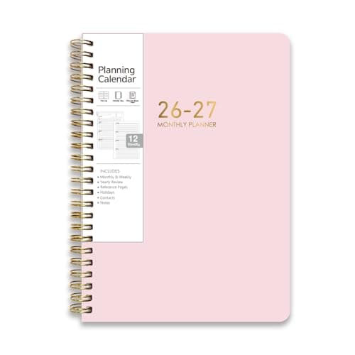 Planner 2026-2027, Monthly and Weekly Academic Planner July 2026 - June 2027, Flexible Teacher Student Planning Agenda book with Tabs, Perfect for School Office Supplies, 5.7" x 8.3", Premium Paper