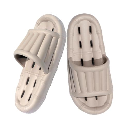Goosliipx Cloud Slide Sandals for Women Men Ultra Comfort Recovery Pillow Slippers Soft Summer Beach Shoes with Low Arch Support Size8 - Image 1