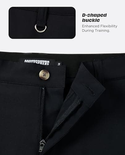 CoozySphere Men's Casual Golf Shorts 7 Inch Inseam Lightweight Quick Dry Navy Dress Short Shorts for Men - Thumbnail 5