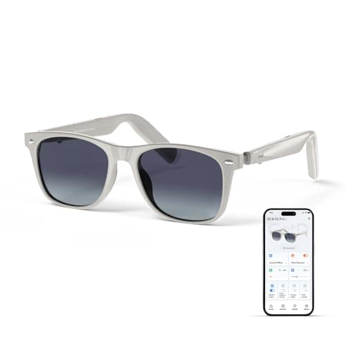 AI Glasses for Men & Women, Smart Glasses Powered by ChatGPT, AI Real-time Translation with 107 languages, 11H Music Play, Bluetooth Sunglasses with Polarized Lens, UV Protection for Daily Use, Travel - Image 1