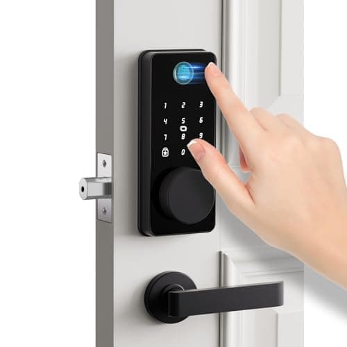 Keyless Entry Door Lock, Biquole Smart Lock with App Control, Fingerprint - Thumbnail 2