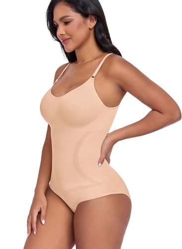 POSESHE Women's Fajas Colombianas Tummy Control Shapewear Postpartum Full Body Shaper Butt Lifter Bodysuit - Thumbnail 2