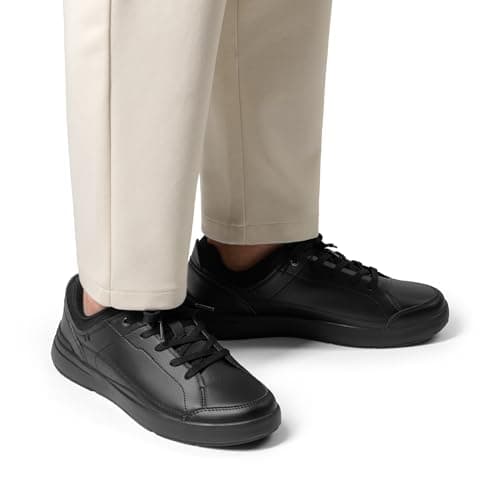 Bruno Marc Men's Lightweight Non Slip Casual Dress Fashion Sneakers Tennis Shoes Breathable Comfortable Shoes,Size 11,All Black,SBFN26015M - Thumbnail 2