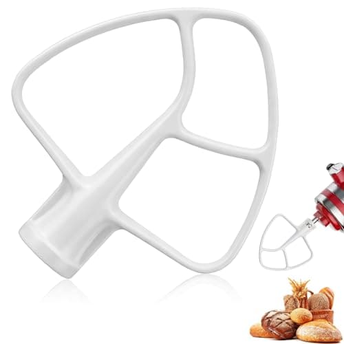 Paddle Attachment for KitchenAid Mixer 4.5-5 Qt Tilt-Head, Premium Coated Flat Beater Replacement for Cake Batter & Cookie Dough, Dishwasher Safe Mixer Accessories - Image 1