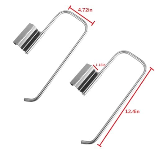 Cabinet Door Paper Towel Holder-Camper Paper Towel Holder-Paper Towel Rack Under Sink-Bathroom, Kitchen, Laundry Room, Tissue Storage（1pcs-12.4 in） - Thumbnail 2